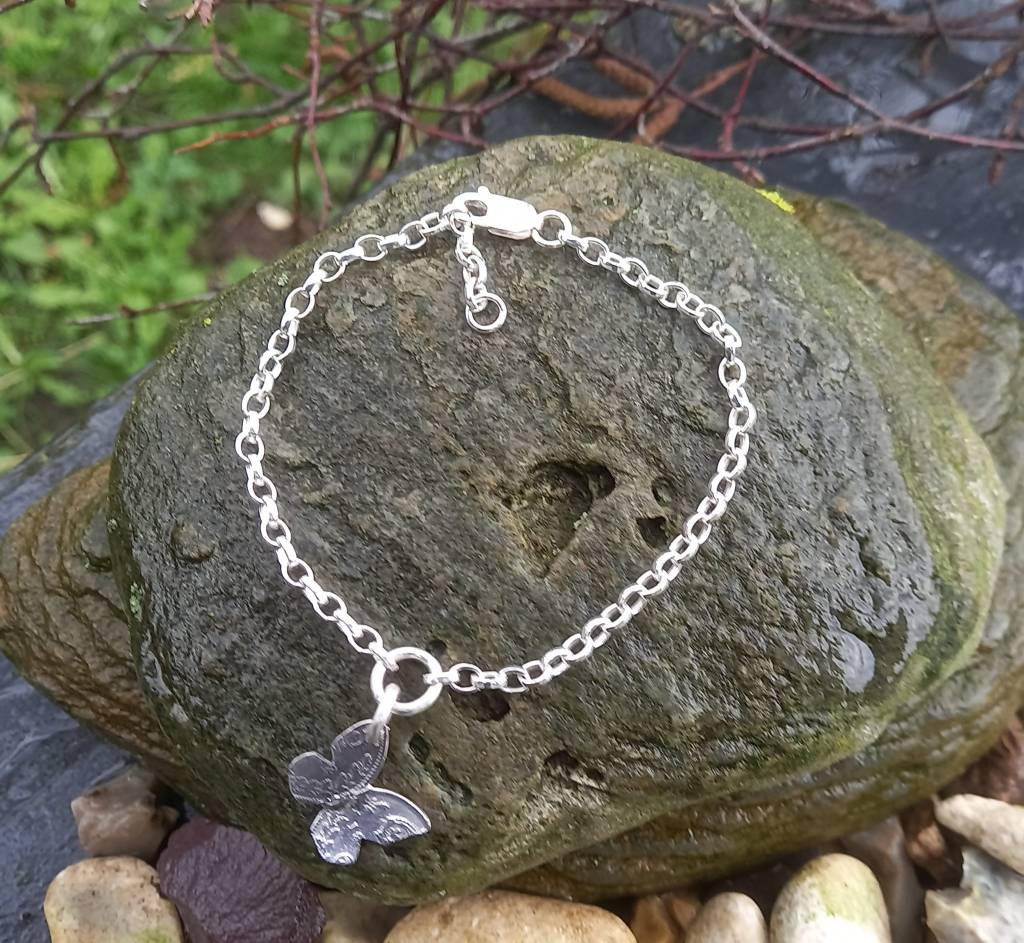 Silver Butterfly Bracelet