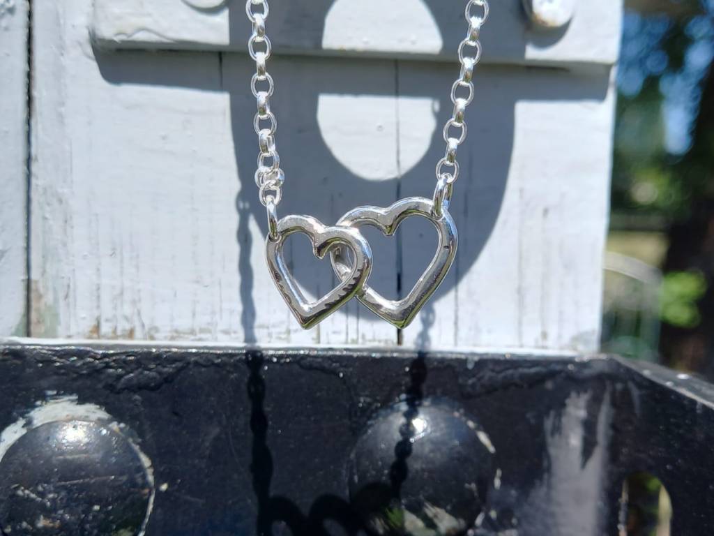 Double Heart Necklace